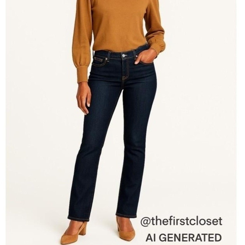 ROCK‎ & REPUBLIC Jeans Womens 1029 X 30 Dark Wash Blue Five Pocket Bootcut